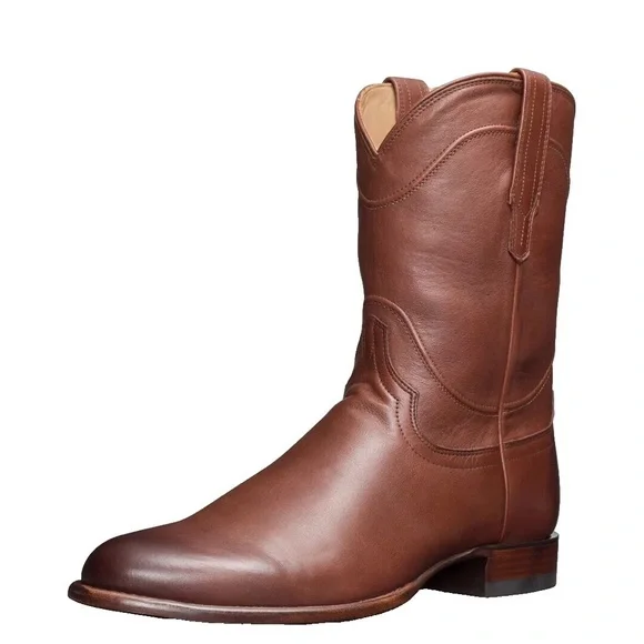 Tecovas "The Earl" Bourbon Calf Roper Boots Men’s 10.5 Wide (EE) - Retired Color - Picture 3 of 9